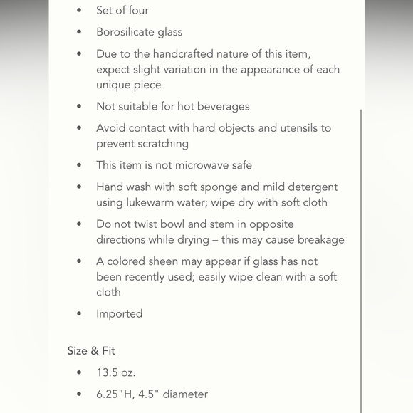 Morgan flutes Glasses Jewel Tones set of 4 - Picture 14 of 15